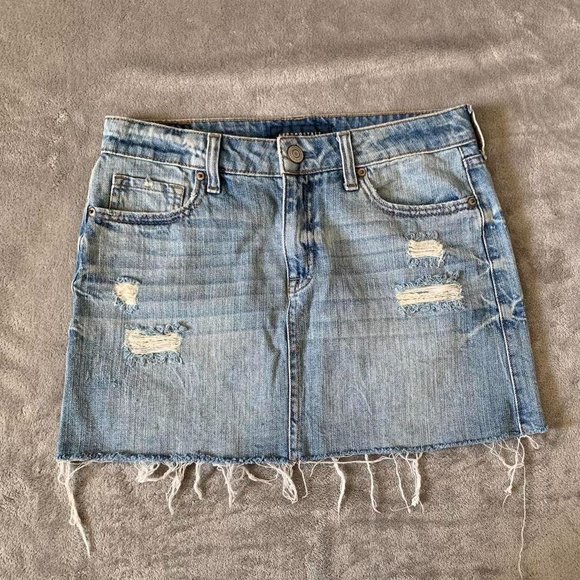 Aéropostale Skirts Y2k Aeropostale Low Rise Denim Skirt Poshmark